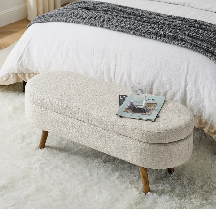 Banc de rangement polyvalent- en Laine