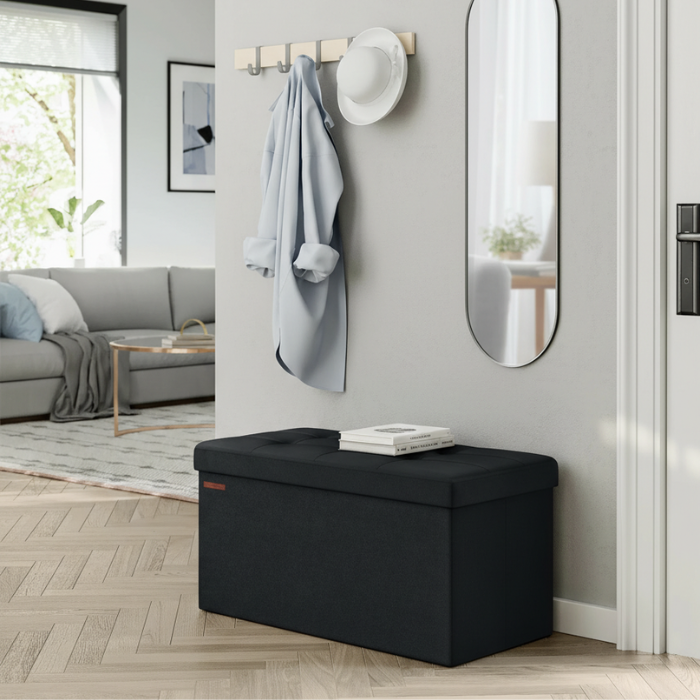 banc de rangement polyvalent- Velours